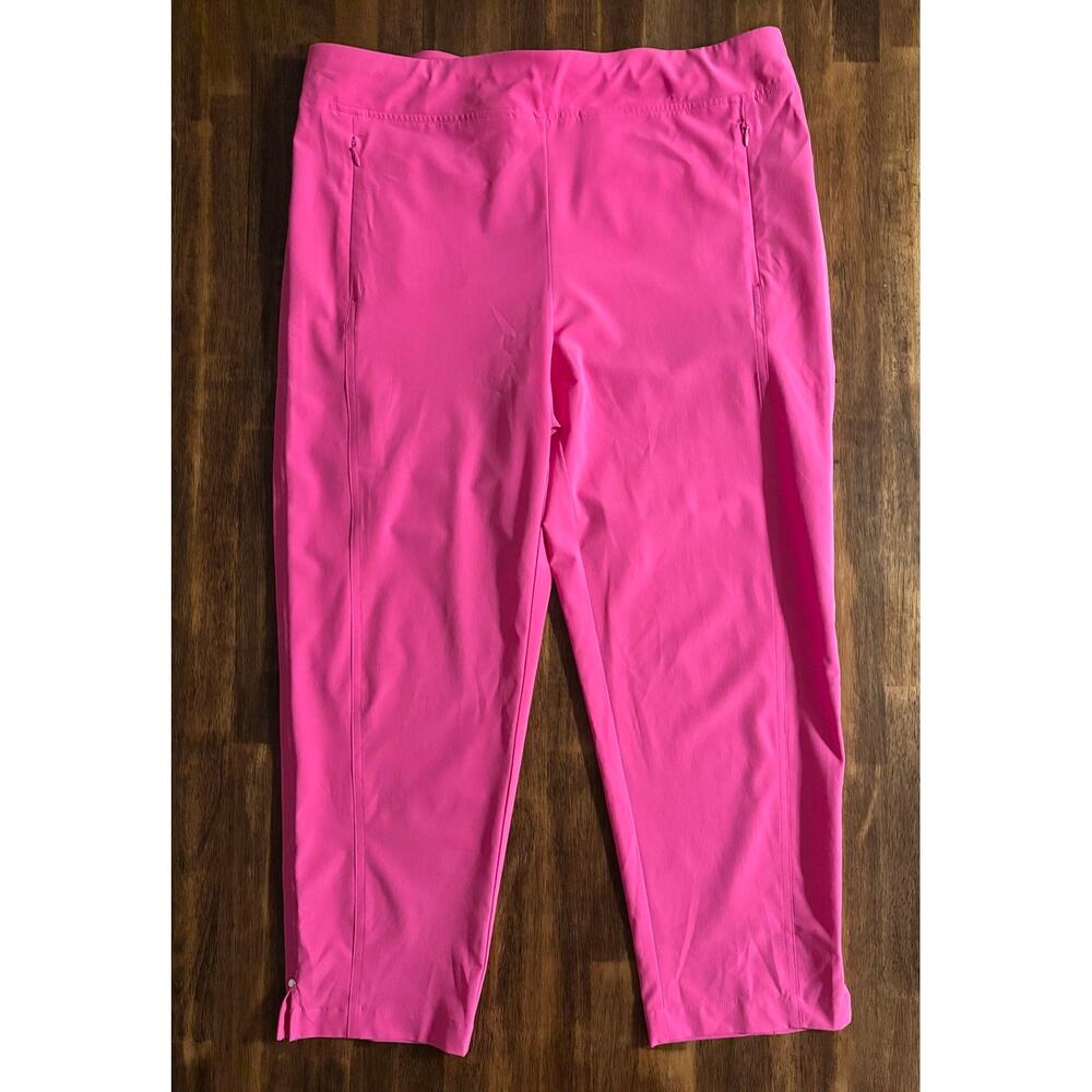 Chico’s Women’s 2 Pants Zenergy Neema Pull On Crop Lightweight Stretch